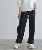 【ピエロ/Pierrot】の【アウトレットSALE!】スタイルアップセンタープレスパンツ 大人の最旬トレンドファッション＆コーディネート founy(ファウニー) ファッション Fashion レディースファッション Fashion for Women パンツ Pants & Trousers アウトレット Outlet / Clearance ストレート Straight, Straight Cut センター Center, Center Line プチプライス・低価格 Affordable / Budget Price ミドル Middle Length, Mid Height ワイド Wide, Wide Fit thumbnail 167cm / ブラック / M|ID: prp329100004973305 ipo3291000000037289566