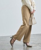 【ピエロ/Pierrot】の【アウトレットSALE!】スタイルアップセンタープレスパンツ 大人の最旬トレンドファッション＆コーディネート founy(ファウニー) ファッション Fashion レディースファッション Fashion for Women パンツ Pants & Trousers アウトレット Outlet / Clearance ストレート Straight, Straight Cut センター Center, Center Line プチプライス・低価格 Affordable / Budget Price ミドル Middle Length, Mid Height ワイド Wide, Wide Fit thumbnail 163cm / ベージュ / M|ID: prp329100004973305 ipo3291000000037289568
