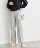 【ピエロ/Pierrot】の【アウトレットSALE!】スタイルアップセンタープレスパンツ 大人の最旬トレンドファッション＆コーディネート founy(ファウニー) ファッション Fashion レディースファッション Fashion for Women パンツ Pants & Trousers アウトレット Outlet / Clearance ストレート Straight, Straight Cut センター Center, Center Line プチプライス・低価格 Affordable / Budget Price ミドル Middle Length, Mid Height ワイド Wide, Wide Fit thumbnail 167cm / ライトグレー / M|ID: prp329100004973305 ipo3291000000037289571