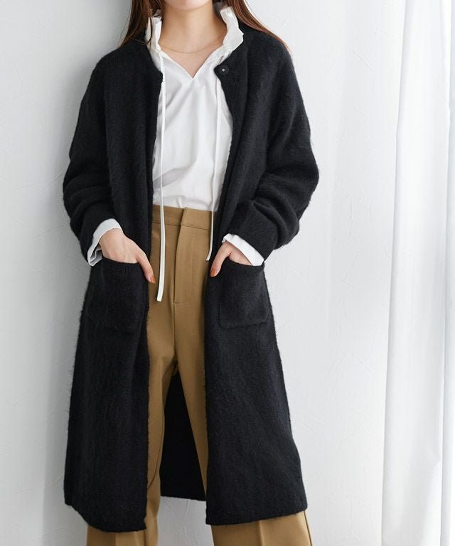 【ピエロ/Pierrot】の起毛ニットコーディガン インテリア・キッズ・メンズ・レディースファッション・服の通販 founy(ファウニー) https://founy.com/ ファッション Fashion レディースファッション Fashion for Women トップス・カットソー Cut & Sew Tops ニット Knit Tops & Sweaters シンプル Simple, Minimal プチプライス・低価格 Affordable / Budget Price |ID: prp329100004973331 ipo3291000000037289665