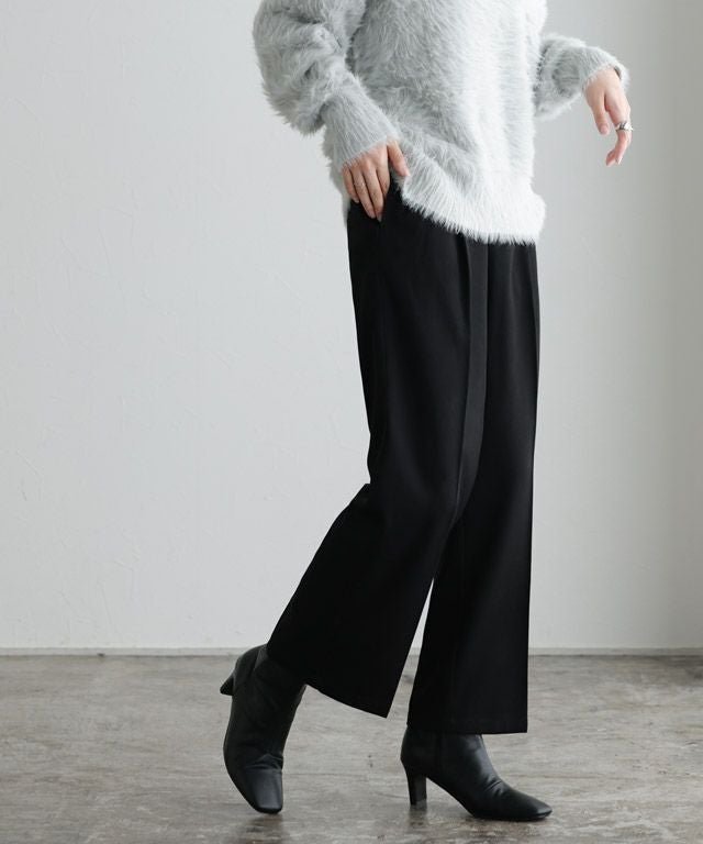 【ピエロ/Pierrot】の裏微起毛タックパンツ インテリア・キッズ・メンズ・レディースファッション・服の通販 founy(ファウニー) https://founy.com/ ファッション Fashion レディースファッション Fashion for Women パンツ Pants & Trousers プチプライス・低価格 Affordable / Budget Price |ID: prp329100004973342 ipo3291000000037289711