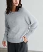 【ピエロ/Pierrot】のフェザーラメニット 大人の最旬トレンドファッション＆コーディネート founy(ファウニー) ファッション Fashion レディースファッション Fashion for Women トップス・カットソー Cut & Sew Tops ニット Knit Tops & Sweaters シンプル Simple, Minimal スリーブ Sleeve, Long Sleeve / Short Sleeve トレンド Trend, Trending Now フェザー Feather, Feather Detail プチプライス・低価格 Affordable / Budget Price thumbnail ライトグレー|ID: prp329100004973344 ipo3291000000037289723