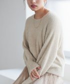 【ピエロ/Pierrot】のフェザーラメニット 大人の最旬トレンドファッション＆コーディネート founy(ファウニー) ファッション Fashion レディースファッション Fashion for Women トップス・カットソー Cut & Sew Tops ニット Knit Tops & Sweaters シンプル Simple, Minimal スリーブ Sleeve, Long Sleeve / Short Sleeve トレンド Trend, Trending Now フェザー Feather, Feather Detail プチプライス・低価格 Affordable / Budget Price thumbnail ライトベージュ|ID: prp329100004973344 ipo3291000000037289724
