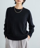 【ピエロ/Pierrot】のRASW カシミヤ100%クルーネックニット 大人の最旬トレンドファッション＆コーディネート founy(ファウニー) ファッション Fashion レディースファッション Fashion for Women トップス・カットソー Cut & Sew Tops ニット Knit Tops & Sweaters 送料無料 Free Shipping シンプル Simple, Minimal プチプライス・低価格 Affordable / Budget Price ベーシック Basic, Essential ボトム Bottoms, Lower Wear エレガント 上品 Elegant thumbnail 166cm / ブラック / M|ID: prp329100004973350 ipo3291000000037289746