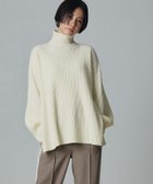 【ピエロ/Pierrot】のRASW ハイネックオーバーリブニット 大人の最旬トレンドファッション＆コーディネート founy(ファウニー) ファッション Fashion レディースファッション Fashion for Women トップス・カットソー Cut & Sew Tops ニット Knit Tops & Sweaters スリット Slit, Slit Detail プチプライス・低価格 Affordable / Budget Price ワイド Wide, Wide Fit ワイドリブ Wide Rib, Wide Ribbed Knit thumbnail オフホワイト|ID: prp329100004973352 ipo3291000000037289753