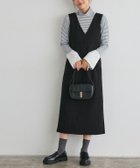 【ピエロ/Pierrot】のペアスキンベロアジャンパースカート 166cm / ブラック / M|ID: prp329100004973362 ipo3291000000037289791