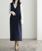 【ピエロ/Pierrot】のペアスキンベロアジャンパースカート 163cm / ネイビー / M|ID: prp329100004973362 ipo3291000000037289792