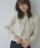 【ピエロ/Pierrot】のボウタイポケットニット 大人の最旬トレンドファッション＆コーディネート founy(ファウニー) ファッション Fashion レディースファッション Fashion for Women トップス・カットソー Cut & Sew Tops ニット Knit Tops & Sweaters プチプライス・低価格 Affordable / Budget Price thumbnail ボウタイポケットニット|ID: prp329100004973368 ipo3291000000037289813