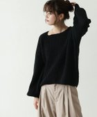 【ピエロ/Pierrot】のウール混ボリュームニット 大人の最旬トレンドファッション＆コーディネート founy(ファウニー) ファッション Fashion レディースファッション Fashion for Women トップス・カットソー Cut & Sew Tops ニット Knit Tops & Sweaters トレンド Trend, Trending Now バランス Balance, Style Balance プチプライス・低価格 Affordable / Budget Price ルーズ Loose, Oversized thumbnail ブラック|ID: prp329100004973377 ipo3291000000037289853