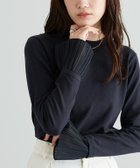 【ピエロ/Pierrot】の【アウトレットSALE!】袖プリーツニット 大人の最旬トレンドファッション＆コーディネート founy(ファウニー) ファッション Fashion レディースファッション Fashion for Women トップス・カットソー Cut & Sew Tops ニット Knit Tops & Sweaters アウトレット Outlet / Clearance インナー Innerwear ドッキング Docking, Mixed Material プチプライス・低価格 Affordable / Budget Price プリーツ Pleats, Pleated ロング Long, Long-Length thumbnail ネイビー×ネイビー|ID: prp329100004973390 ipo3291000000037289907