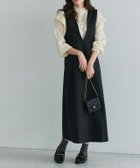 【ピエロ/Pierrot】のウエストマークジャンパースカート 大人の最旬トレンドファッション＆コーディネート founy(ファウニー) ファッション Fashion レディースファッション Fashion for Women スカート Skirts インナー Innerwear シンプル Simple, Minimal ストレッチ Stretch, Stretchy Fabric プチプライス・低価格 Affordable / Budget Price thumbnail 167cm / ブラック / M|ID: prp329100004973391 ipo3291000000037289910