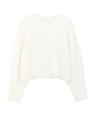 【ピエロ/Pierrot】のRASW モヘアタッチクロップドニット 大人の最旬トレンドファッション＆コーディネート founy(ファウニー) ファッション Fashion レディースファッション Fashion for Women トップス・カットソー Cut & Sew Tops ニット Knit Tops & Sweaters おすすめ Recommended / Our Picks カットソー Cut and Sewn Top クロップド Cropped, Short Length コンパクト Compact, Small Size バランス Balance, Style Balance プチプライス・低価格 Affordable / Budget Price ベーシック Basic, Essential thumbnail ホワイト|ID: prp329100004973397 ipo3291000000037289933