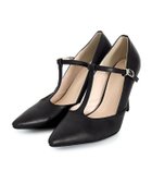 【ピエロ/Pierrot】の【アウトレットSALE!】ポインテッドトゥTストラップパンプス 大人の最旬トレンドファッション＆コーディネート founy(ファウニー) ファッション Fashion レディースファッション Fashion for Women アウトレット Outlet / Clearance シューズ Shoes, Footwear ストラップパンプス Strap Pumps, Strappy Heels プチプライス・低価格 Affordable / Budget Price ラップ Wrap, Wrap Design thumbnail ブラック|ID: prp329100004973444 ipo3291000000037290133