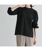【ピエロ/Pierrot】のラグランタックTブラウス 大人の最旬トレンドファッション＆コーディネート founy(ファウニー) ファッション Fashion レディースファッション Fashion for Women トップス・カットソー Cut & Sew Tops シャツ・ブラウス・オフィスカジュアル Elegant Blouses & Button-Ups カットソー Cut and Sewn Top ジョーゼット Georgette, Semi-Sheer Fabric バランス Balance, Style Balance プチプライス・低価格 Affordable / Budget Price thumbnail ブラック|ID: prp329100004973487 ipo3291000000037290291