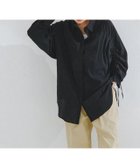 【ピエロ/Pierrot】のRASW ドロストシャーリングシャツ ブラック|ID: prp329100004973492 ipo3291000000037290312