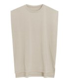 【ピエロ/Pierrot】のショルダータックTシャツ 大人の最旬トレンドファッション＆コーディネート founy(ファウニー) ファッション Fashion レディースファッション Fashion for Women トップス・カットソー Cut & Sew Tops シャツ・ブラウス・オフィスカジュアル Elegant Blouses & Button-Ups ロングTシャツ・Tシャツ Longline T-Shirts & Tees ショルダー Shoulder, Shoulder Strap シンプル Simple, Minimal プチプライス・低価格 Affordable / Budget Price thumbnail グレージュ|ID: prp329100004973497 ipo3291000000037290336