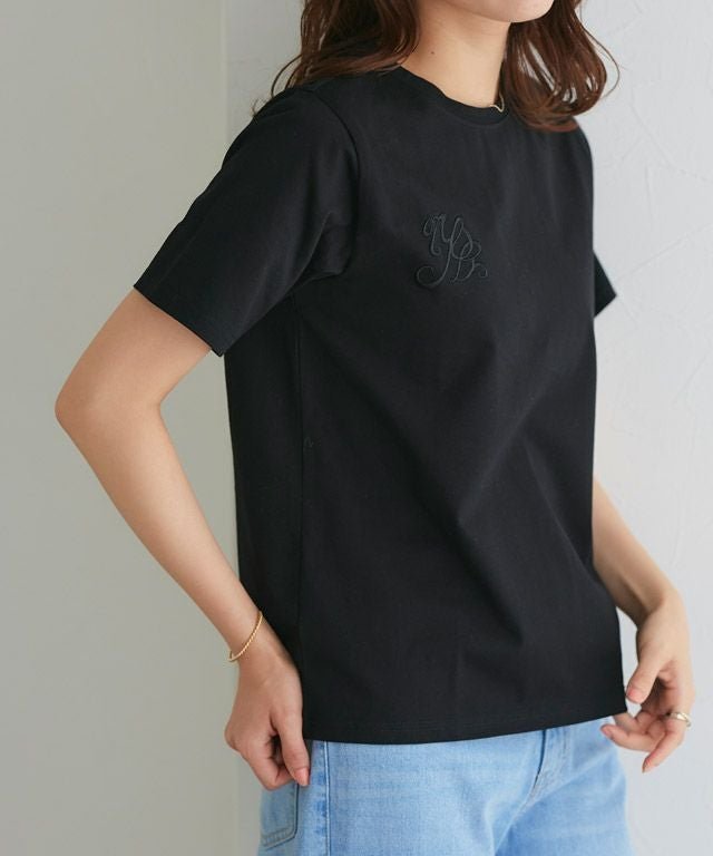 【ピエロ/Pierrot】のシルケット刺繍Tシャツ インテリア・キッズ・メンズ・レディースファッション・服の通販 founy(ファウニー) https://founy.com/ ファッション Fashion レディースファッション Fashion for Women トップス・カットソー Cut & Sew Tops シャツ・ブラウス・オフィスカジュアル Elegant Blouses & Button-Ups ロングTシャツ・Tシャツ Longline T-Shirts & Tees シルケット Silket, Silky Cotton プチプライス・低価格 Affordable / Budget Price ワンポイント One Point, Statement Accent エレガント 上品 Elegant |ID: prp329100004973527 ipo3291000000037290458