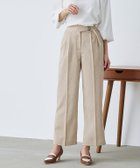 【ピエロ/Pierrot】のダブルタックグルカパンツ 大人の最旬トレンドファッション＆コーディネート founy(ファウニー) ファッション Fashion レディースファッション Fashion for Women パンツ Pants & Trousers ダブル Double, Double-Breasted プチプライス・低価格 Affordable / Budget Price エレガント 上品 Elegant thumbnail ライトベージュ|ID: prp329100004973530 ipo3291000000037290474