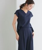 【ピエロ/Pierrot】の【A会場】ペアスキンフレンチオールインワン 大人の最旬トレンドファッション＆コーディネート founy(ファウニー) ファッション Fashion レディースファッション Fashion for Women ワンピース Dresses オールインワン・ワンピース Dresses and Jumpsuits 送料無料 Free Shipping スリーブ Sleeve, Long Sleeve / Short Sleeve フレンチ French, French Style プチプライス・低価格 Affordable / Budget Price エレガント 上品 Elegant thumbnail ネイビー|ID: prp329100004973540 ipo3291000000037290511