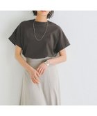 【ピエロ/Pierrot】のRASW バイオシルケット袖切り替えTシャツ 大人の最旬トレンドファッション＆コーディネート founy(ファウニー) ファッション Fashion レディースファッション Fashion for Women トップス・カットソー Cut & Sew Tops シャツ・ブラウス・オフィスカジュアル Elegant Blouses & Button-Ups ロングTシャツ・Tシャツ Longline T-Shirts & Tees カットソー Cut and Sewn Top コンパクト Compact, Small Size シルケット Silket, Silky Cotton シンプル Simple, Minimal スリット Slit, Slit Detail プチプライス・低価格 Affordable / Budget Price 夏 Summer 抗菌 Antibacterial, Bacteria-Resistant thumbnail チャコールブラウン|ID: prp329100004973564 ipo3291000000037290609