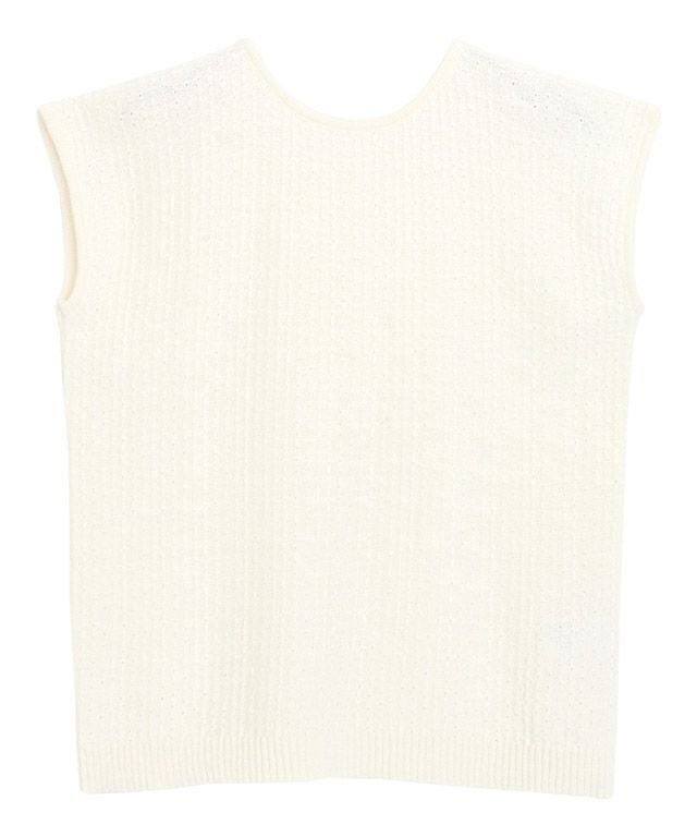 【ピエロ/Pierrot】の2way柄編みニット インテリア・キッズ・メンズ・レディースファッション・服の通販 founy(ファウニー) 　ファッション　Fashion　レディースファッション　Fashion for Women　トップス・カットソー　Cut & Sew Tops　ニット　Knit Tops & Sweaters　おすすめ　Recommended / Our Picks　シンプル　Simple, Minimal　プチプライス・低価格　Affordable / Budget Price　夏　Summer　アイボリー|ID: prp329100004973593 ipo3291000000037290714