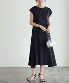 【ピエロ/Pierrot】のフレンチフレアカットソーワンピース ネイビー|ID: prp329100004973594 ipo3291000000037290719