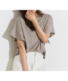 【ピエロ/Pierrot】の接触冷感フレアスリーブTシャツ 大人の最旬トレンドファッション＆コーディネート founy(ファウニー) ファッション Fashion レディースファッション Fashion for Women トップス・カットソー Cut & Sew Tops シャツ・ブラウス・オフィスカジュアル Elegant Blouses & Button-Ups ロングTシャツ・Tシャツ Longline T-Shirts & Tees 送料無料 Free Shipping インナー Innerwear カットソー Cut and Sewn Top サロペット Overalls, Salopette スリーブ Sleeve, Long Sleeve / Short Sleeve フレア Flare, Flared プチプライス・低価格 Affordable / Budget Price エレガント 上品 Elegant thumbnail 166cm / モカグレージュ / M|ID: prp329100004973597 ipo3291000000037290734