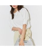【ピエロ/Pierrot】の接触冷感パフスリーブTシャツ 166cm / オフホワイト / M|ID: prp329100004973599 ipo3291000000037290743