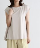 【ピエロ/Pierrot】の接触冷感フレンチスリーブAラインTシャツ ライトグレージュ|ID: prp329100004973600 ipo3291000000037290750