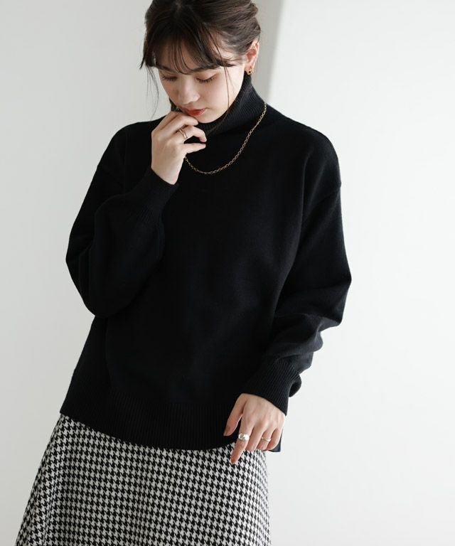 【ピエロ/Pierrot】のボリュームスリーブタートルネックニット 大人の最旬トレンドファッション＆コーディネート founy(ファウニー) 　ファッション　Fashion　レディースファッション　Fashion for Women　トップス・カットソー　Cut & Sew Tops　ニット　Knit Tops & Sweaters　タートルネック・ハイネックトップス　Turtlenecks & High-Neck Tops　ボリューム袖・フリルスリーブブラウス　Voluminous & Ruffle Sleeves / Puffy Sleeve Tops　シンプル　Simple, Minimal　スリーブ　Sleeve, Long Sleeve / Short Sleeve　フェミニン　Feminine, Girly　プチプライス・低価格　Affordable / Budget Price　 other-1|ID: prp329100004973632 ipo3291000000037290870