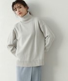 【ピエロ/Pierrot】のボリュームスリーブタートルネックニット 大人の最旬トレンドファッション＆コーディネート founy(ファウニー) ファッション Fashion レディースファッション Fashion for Women トップス・カットソー Cut & Sew Tops ニット Knit Tops & Sweaters タートルネック・ハイネックトップス Turtlenecks & High-Neck Tops ボリューム袖・フリルスリーブブラウス Voluminous & Ruffle Sleeves / Puffy Sleeve Tops シンプル Simple, Minimal スリーブ Sleeve, Long Sleeve / Short Sleeve フェミニン Feminine, Girly プチプライス・低価格 Affordable / Budget Price thumbnail ライトグレー|ID: prp329100004973632 ipo3291000000037290873