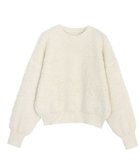 【ピエロ/Pierrot】のクルーネックプードルニット 大人の最旬トレンドファッション＆コーディネート founy(ファウニー) ファッション Fashion レディースファッション Fashion for Women トップス・カットソー Cut & Sew Tops ニット Knit Tops & Sweaters コンパクト Compact, Small Size シンプル Simple, Minimal プチプライス・低価格 Affordable / Budget Price ルーズ Loose, Oversized ループ Loop, Loop Knit thumbnail アイボリー|ID: prp329100004973643 ipo3291000000037290919