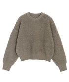 【ピエロ/Pierrot】のクルーネックプードルニット 大人の最旬トレンドファッション＆コーディネート founy(ファウニー) ファッション Fashion レディースファッション Fashion for Women トップス・カットソー Cut & Sew Tops ニット Knit Tops & Sweaters コンパクト Compact, Small Size シンプル Simple, Minimal プチプライス・低価格 Affordable / Budget Price ルーズ Loose, Oversized ループ Loop, Loop Knit thumbnail モカ|ID: prp329100004973643 ipo3291000000037290920