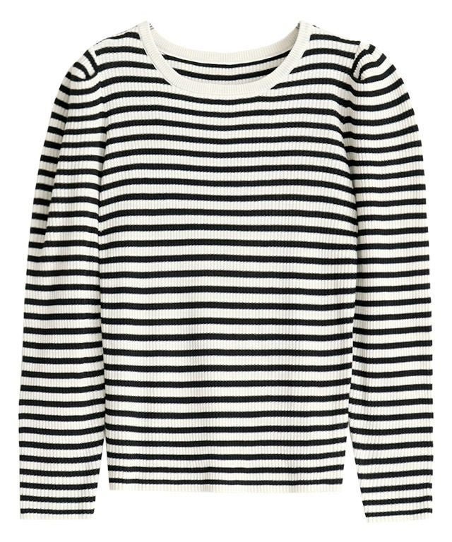 【ピエロ/Pierrot】の選べるパワーショルダーリブニット インテリア・キッズ・メンズ・レディースファッション・服の通販 founy(ファウニー) 　ファッション　Fashion　レディースファッション　Fashion for Women　トップス・カットソー　Cut & Sew Tops　ニット　Knit Tops & Sweaters　インナー　Innerwear　ショルダー　Shoulder, Shoulder Strap　シンプル　Simple, Minimal　スクエア　Square, Square Shape　トレンド　Trend, Trending Now　プチプライス・低価格　Affordable / Budget Price　春　Spring　アイボリー×ブラック|ID: prp329100004973669 ipo3291000000037291027