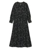 【ピエロ/Pierrot】のカシュクール風花柄ワンピース 大人の最旬トレンドファッション＆コーディネート founy(ファウニー) ファッション Fashion レディースファッション Fashion for Women ワンピース Dresses カシュクール Wrap Design カフス Cuff Design スリット Slit, Slit Detail フレア Flare, Flared プチプライス・低価格 Affordable / Budget Price thumbnail ブラック|ID: prp329100004973673 ipo3291000000037291034