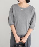 【ピエロ/Pierrot】の2wayパフハーフスリーブニット 大人の最旬トレンドファッション＆コーディネート founy(ファウニー) ファッション Fashion レディースファッション Fashion for Women トップス・カットソー Cut & Sew Tops ニット Knit Tops & Sweaters シルク Silk, 100% Silk シンプル Simple, Minimal スリーブ Sleeve, Long Sleeve / Short Sleeve ワイド Wide, Wide Fit プチプライス・低価格 Affordable / Budget Price エレガント 上品 Elegant thumbnail 150cm / 杢グレー / M|ID: prp329100004973686 ipo3291000000037291090