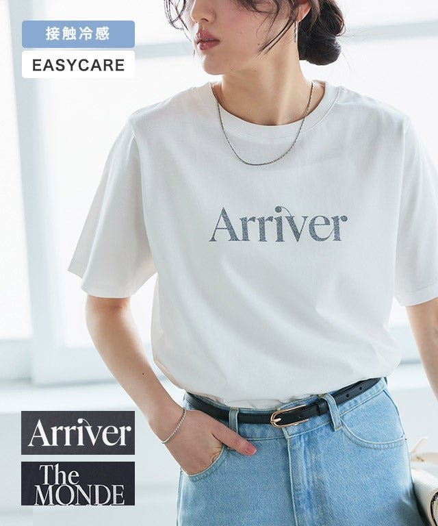 【ピエロ/Pierrot】の【接触冷感・イージーケア】選べるロゴTシャツ インテリア・キッズ・メンズ・レディースファッション・服の通販 founy(ファウニー) 　ファッション　Fashion　レディースファッション　Fashion for Women　トップス・カットソー　Cut & Sew Tops　シャツ・ブラウス・オフィスカジュアル　Elegant Blouses & Button-Ups　ロングTシャツ・Tシャツ　Longline T-Shirts & Tees　送料無料　Free Shipping　インナー　Innerwear　プチプライス・低価格　Affordable / Budget Price　エレガント 上品　Elegant　【接触冷感・イージーケア】選べるロゴTシャツ|ID: prp329100004973701 ipo3291000000037291144