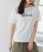 【ピエロ/Pierrot】の【接触冷感・イージーケア】選べるロゴTシャツ 大人の最旬トレンドファッション＆コーディネート founy(ファウニー) ファッション Fashion レディースファッション Fashion for Women トップス・カットソー Cut & Sew Tops シャツ・ブラウス・オフィスカジュアル Elegant Blouses & Button-Ups ロングTシャツ・Tシャツ Longline T-Shirts & Tees 送料無料 Free Shipping インナー Innerwear プチプライス・低価格 Affordable / Budget Price エレガント 上品 Elegant thumbnail 167cm / A / オフホワイト×ネイビー / M|ID: prp329100004973701 ipo3291000000037291146