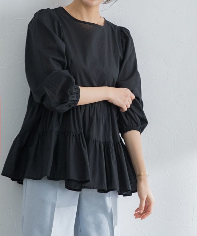 【ピエロ/Pierrot】の【アウトレットSALE!】ティアードブラウス インテリア・キッズ・メンズ・レディースファッション・服の通販 founy(ファウニー) https://founy.com/ ファッション Fashion レディースファッション Fashion for Women トップス・カットソー Cut & Sew Tops シャツ・ブラウス・オフィスカジュアル Elegant Blouses & Button-Ups アウトレット Outlet / Clearance ギャザー Gathered, Ruffled スリーブ Sleeve, Long Sleeve / Short Sleeve ティアード Tiered, Tiered Style プチプライス・低価格 Affordable / Budget Price |ID: prp329100004973726 ipo3291000000037291238