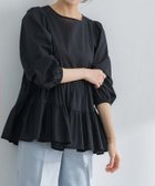 【ピエロ/Pierrot】の【アウトレットSALE!】ティアードブラウス ブラック|ID: prp329100004973726 ipo3291000000037291240