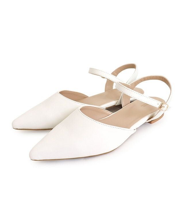 【ピエロ/Pierrot】のストラップフラットシューズ インテリア・キッズ・メンズ・レディースファッション・服の通販 founy(ファウニー) 　ファッション　Fashion　レディースファッション　Fashion for Women　シューズ　Shoes, Footwear　シンプル　Simple, Minimal　パイソン　Python, Snakeskin Pattern　プチプライス・低価格　Affordable / Budget Price　オフホワイト|ID: prp329100004973741 ipo3291000000037291298