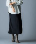 【ピエロ/Pierrot】のRASW サテンナロースカート 大人の最旬トレンドファッション＆コーディネート founy(ファウニー) ファッション Fashion レディースファッション Fashion for Women スカート Skirts サテン Satin, Glossy Fabric プチプライス・低価格 Affordable / Budget Price エレガント 上品 Elegant thumbnail ブラック|ID: prp329100004973757 ipo3291000000037291356