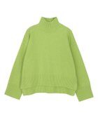 【ピエロ/Pierrot】の選べる2ネッククロップド丈ニット 大人の最旬トレンドファッション＆コーディネート founy(ファウニー) ファッション Fashion レディースファッション Fashion for Women トップス・カットソー Cut & Sew Tops ニット Knit Tops & Sweaters クロップド Cropped, Short Length スリット Slit, Slit Detail ハイネック High Neck, Mock Neck バランス Balance, Style Balance プチプライス・低価格 Affordable / Budget Price thumbnail ライトグリーン|ID: prp329100004973779 ipo3291000000037291453
