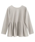 【ピエロ/Pierrot】の【アウトレットSALE!】ライトスウェットタックデザインプルオーバー グレージュ|ID: prp329100004973790 ipo3291000000037291500