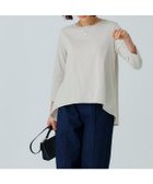 【ピエロ/Pierrot】の【アウトレットSALE!】 RASW GIZAコットンバックギャザーTシャツ 大人の最旬トレンドファッション＆コーディネート founy(ファウニー) ファッション Fashion レディースファッション Fashion for Women トップス・カットソー Cut & Sew Tops シャツ・ブラウス・オフィスカジュアル Elegant Blouses & Button-Ups ロングTシャツ・Tシャツ Longline T-Shirts & Tees アウトレット Outlet / Clearance なめらか Smooth, Silky Texture ギャザー Gathered, Ruffled シンプル Simple, Minimal バランス Balance, Style Balance フレア Flare, Flared フロント Front, Front Design プチプライス・低価格 Affordable / Budget Price ロング Long, Long-Length 抗菌 Antibacterial, Bacteria-Resistant thumbnail ライトグレージュ|ID: prp329100004973797 ipo3291000000037291532
