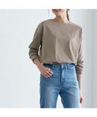 【ピエロ/Pierrot】の【Easy care】2wayロングスリーブTシャツ 大人の最旬トレンドファッション＆コーディネート founy(ファウニー) ファッション Fashion レディースファッション Fashion for Women トップス・カットソー Cut & Sew Tops シャツ・ブラウス・オフィスカジュアル Elegant Blouses & Button-Ups ロングTシャツ・Tシャツ Longline T-Shirts & Tees シンプル Simple, Minimal スリーブ Sleeve, Long Sleeve / Short Sleeve プチプライス・低価格 Affordable / Budget Price ロング Long, Long-Length エレガント 上品 Elegant thumbnail モカ|ID: prp329100004973806 ipo3291000000037291571