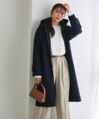 【ピエロ/Pierrot】のメルトンフード付きコート 166cm / ネイビー / M|ID: prp329100004973822 ipo3291000000037291636