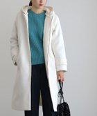 【ピエロ/Pierrot】のメルトンフード付きコート 163cm / オフホワイト / M|ID: prp329100004973822 ipo3291000000037291639