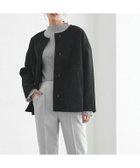 【ピエロ/Pierrot】のメルトンノーカラーショートコート 167cm / ブラック / M|ID: prp329100004973827 ipo3291000000037291659