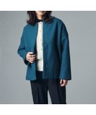 【ピエロ/Pierrot】のメルトンノーカラーショートコート 167cm / インディゴブルー / M|ID: prp329100004973827 ipo3291000000037291662